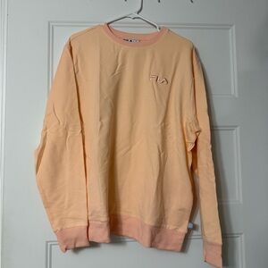 Fila Men's Light Peach Crewneck Sweater
